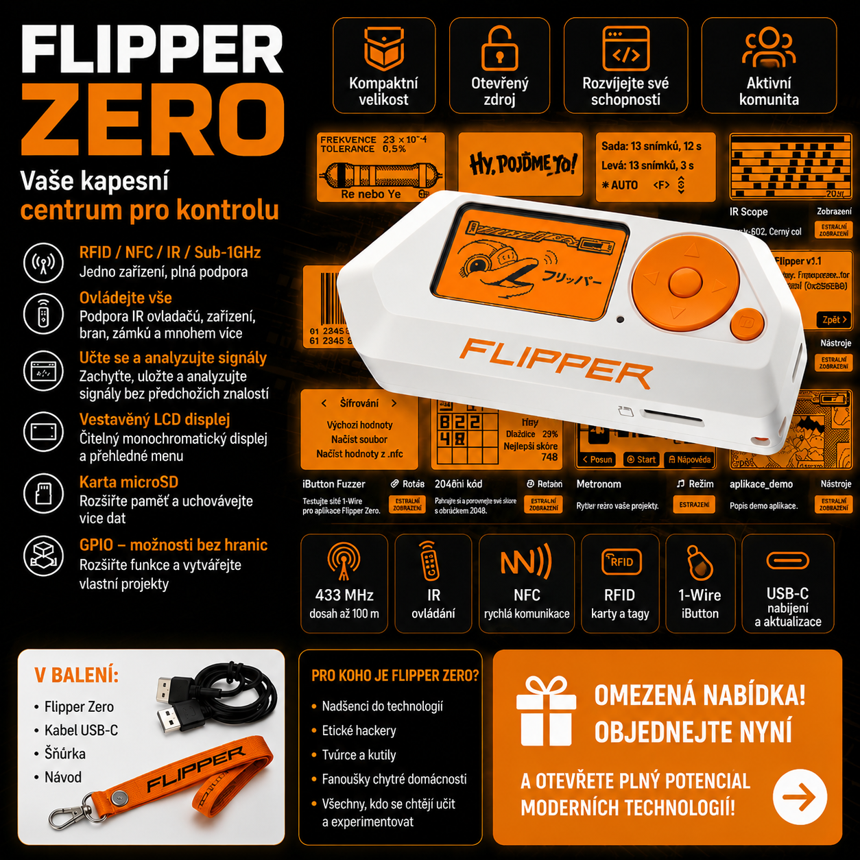 Flipper Zero, który prý dokáže hacknout cokoli, z vás udělá mistra hackingu.