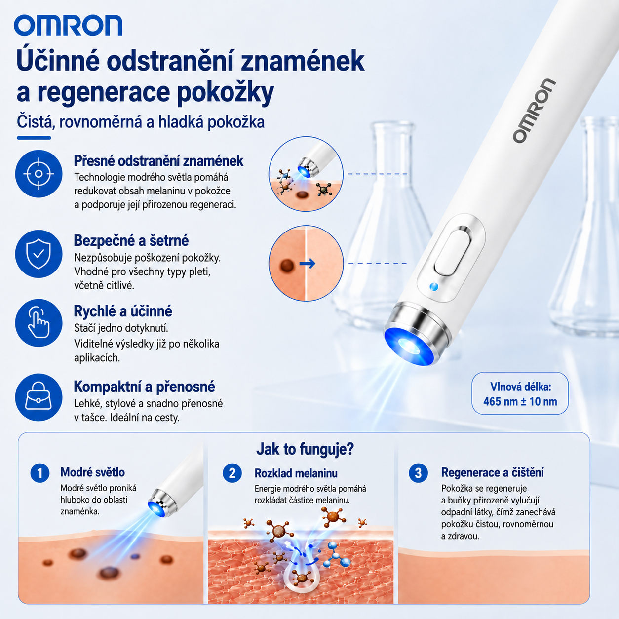 ✨ Omron™ 2026 – Multifunkční péče o pleť nové generace v peru: profesionální řešení pro odstranění znamének a nedokonalostí. Neinvazivní technologie bez bolesti a bez jizev pro zdravější a zářivější pleť. Vyrobeno v USA. ✨