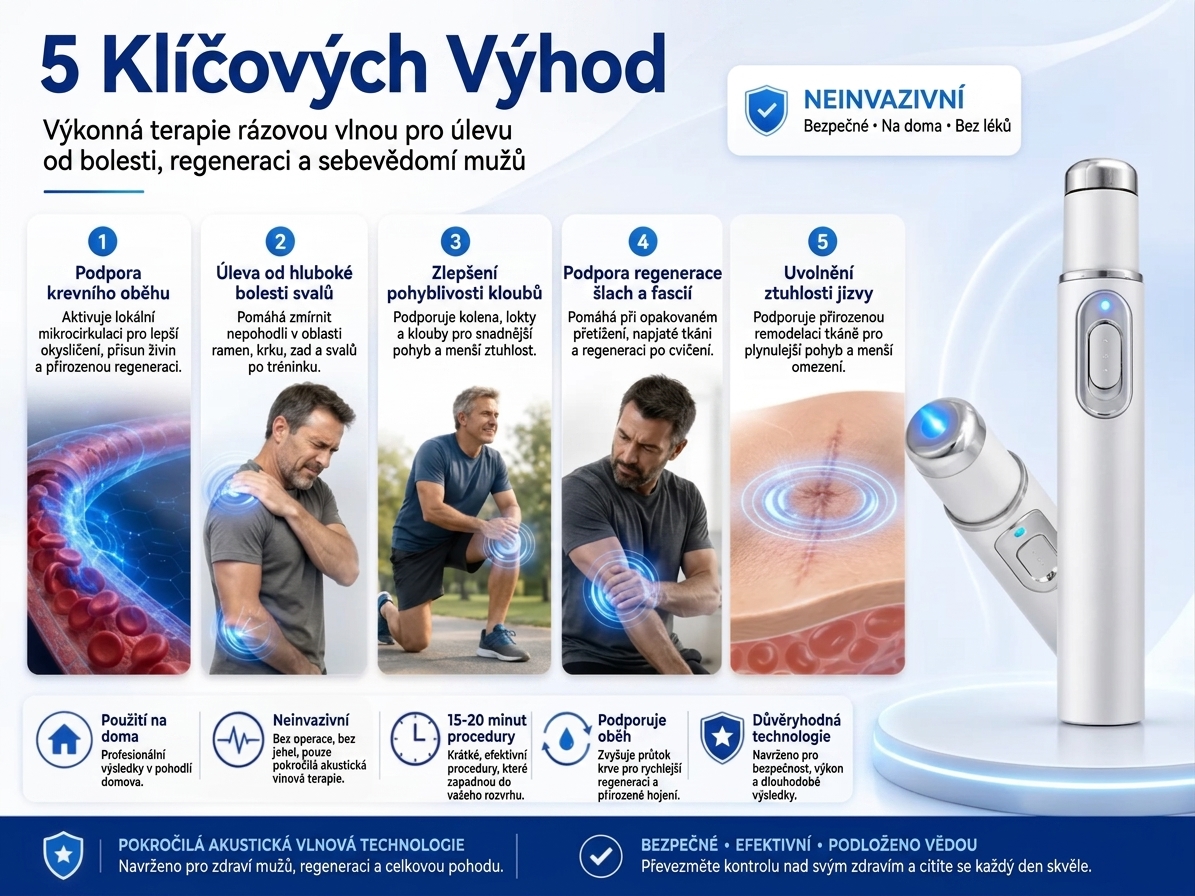 💙 Pokročilá akustická terapie rázovou vlnou může pomoci obnovit zdraví tkáně penisu, zlepšit erekci, výkonnost a mužské sebevědomí a zároveň ulevit od 💪 bolesti svalů, 🦴 stuhlosti kloubů a 🦵 problémů se šlachami.