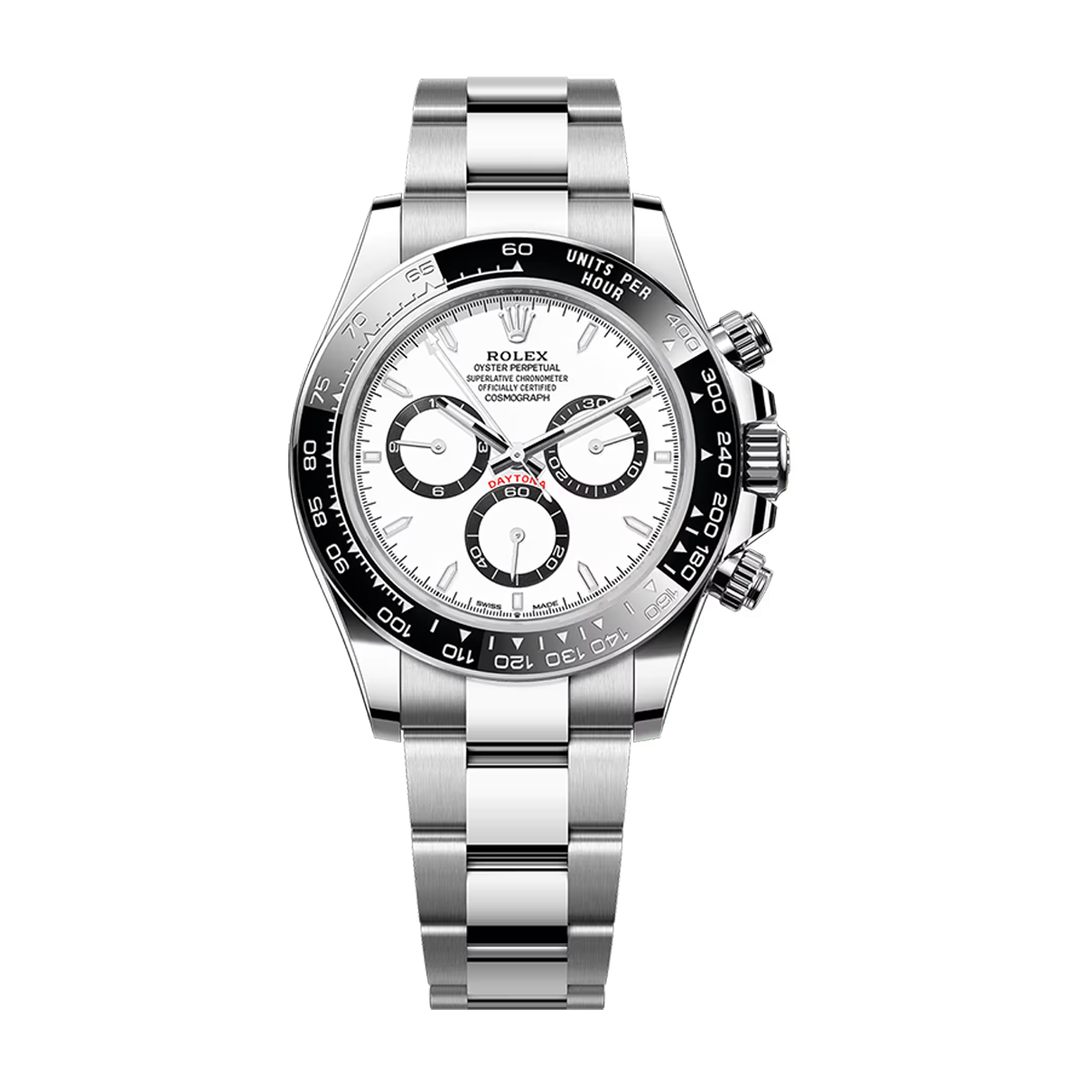 德国----【Begrenzte Stückzahl – Nur solange der Vorrat reich】Cosmograph Daytona Oyster, 40 mm, Edelstahl Oystersteel Referenz 126500LN（m126500ln-0001）