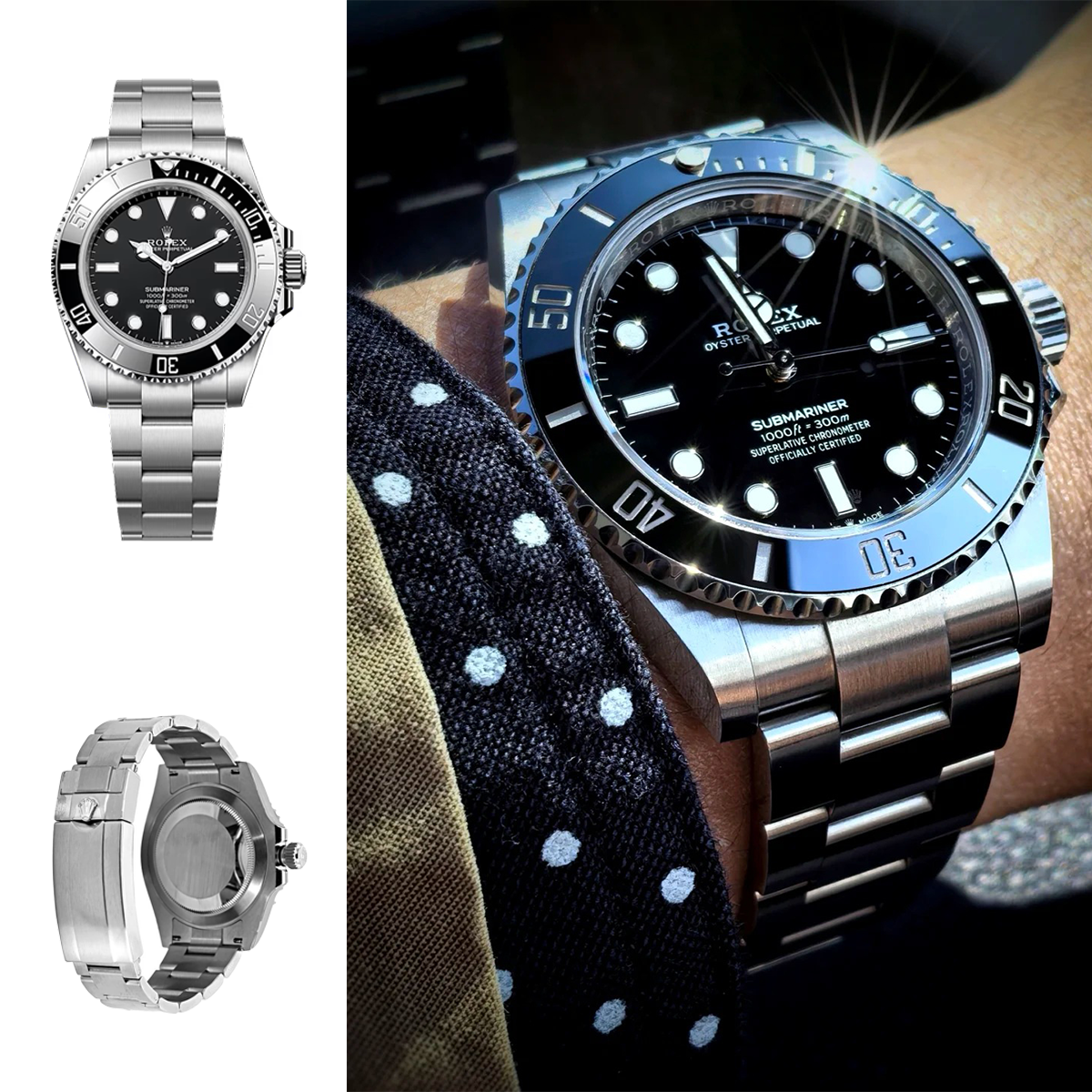 ROLEX Submariner 124060 Herrenarmbanduhr – 41 mm Automatik Luxus Taucheruhr aus Edelstahl | Zeitloses Design & Ikonischer Stil