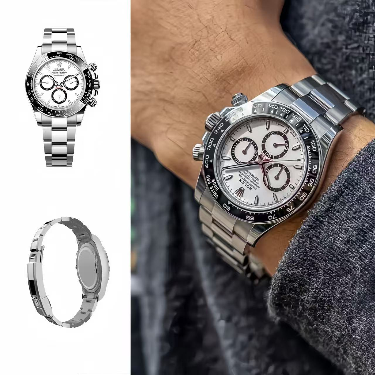 ROLEX Cosmograph Daytona 126500LN Herrenuhr 40 mm Automatik – Chronograph aus Oystersteel