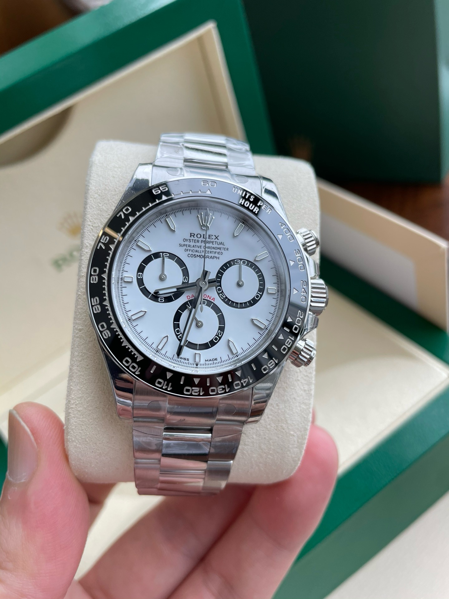 Cosmograph Daytona 40 mm – Oystersteel Edelstahl | Ref. 126500LN-0001