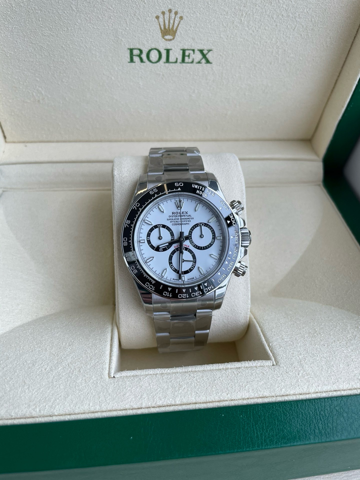 Cosmograph Daytona 40 mm – Oystersteel Edelstahl | Ref. 126500LN-0001