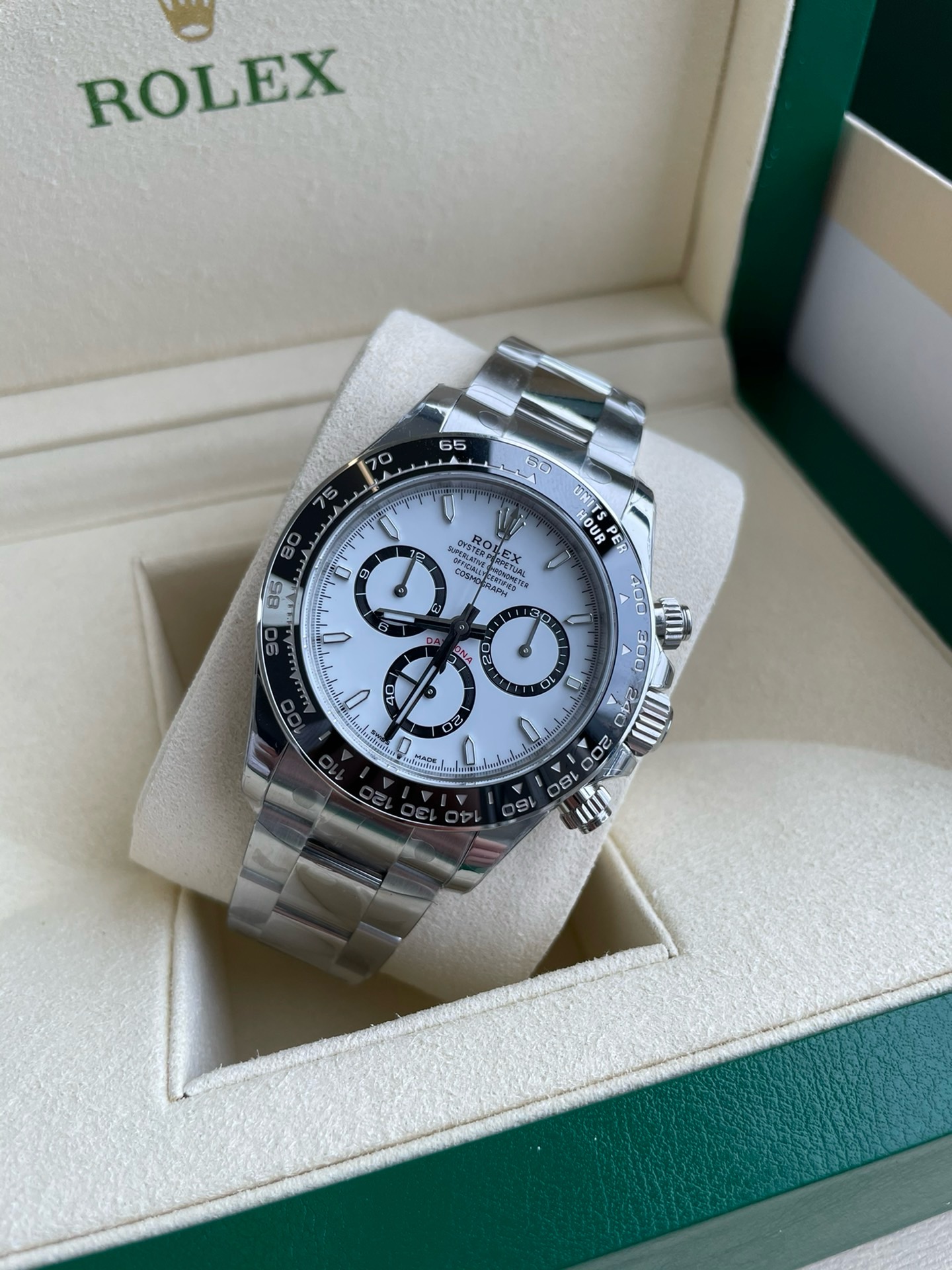 Cosmograph Daytona 40 mm – Oystersteel Edelstahl | Ref. 126500LN-0001