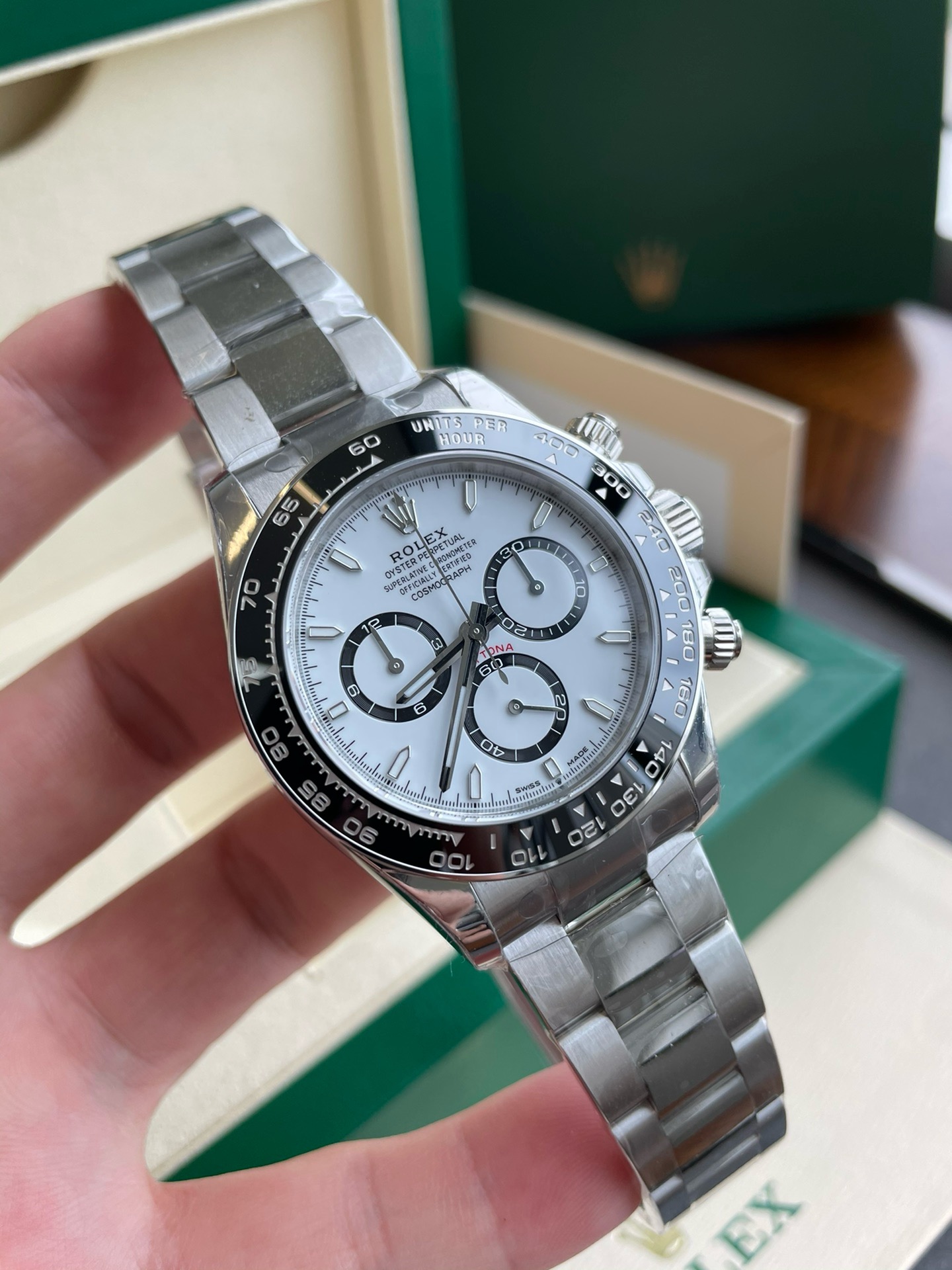 Cosmograph Daytona 40 mm – Oystersteel Edelstahl | Ref. 126500LN-0001