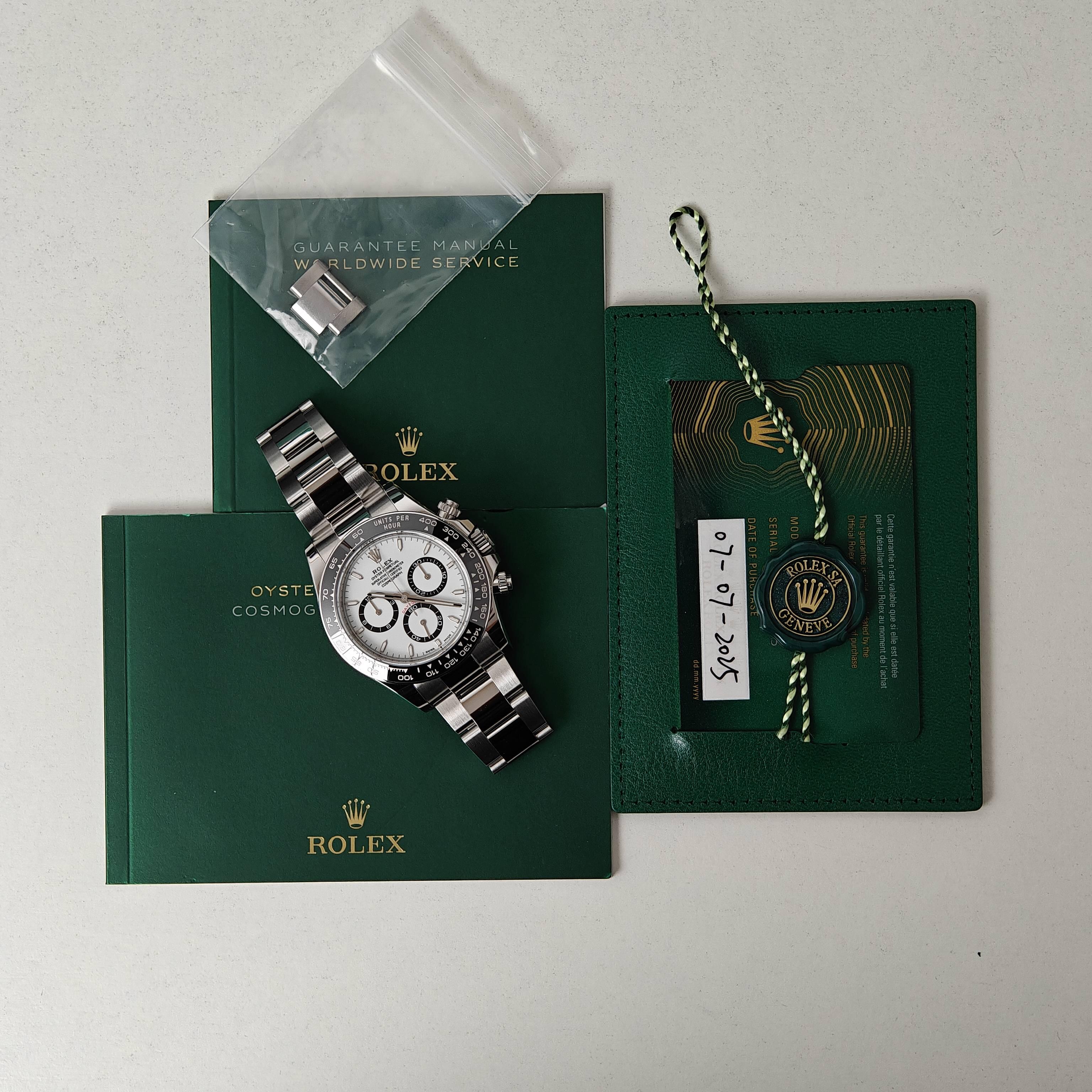 ROLEX Cosmograph Daytona 126500LN Herrenuhr 40 mm Automatik – Chronograph aus Oystersteel