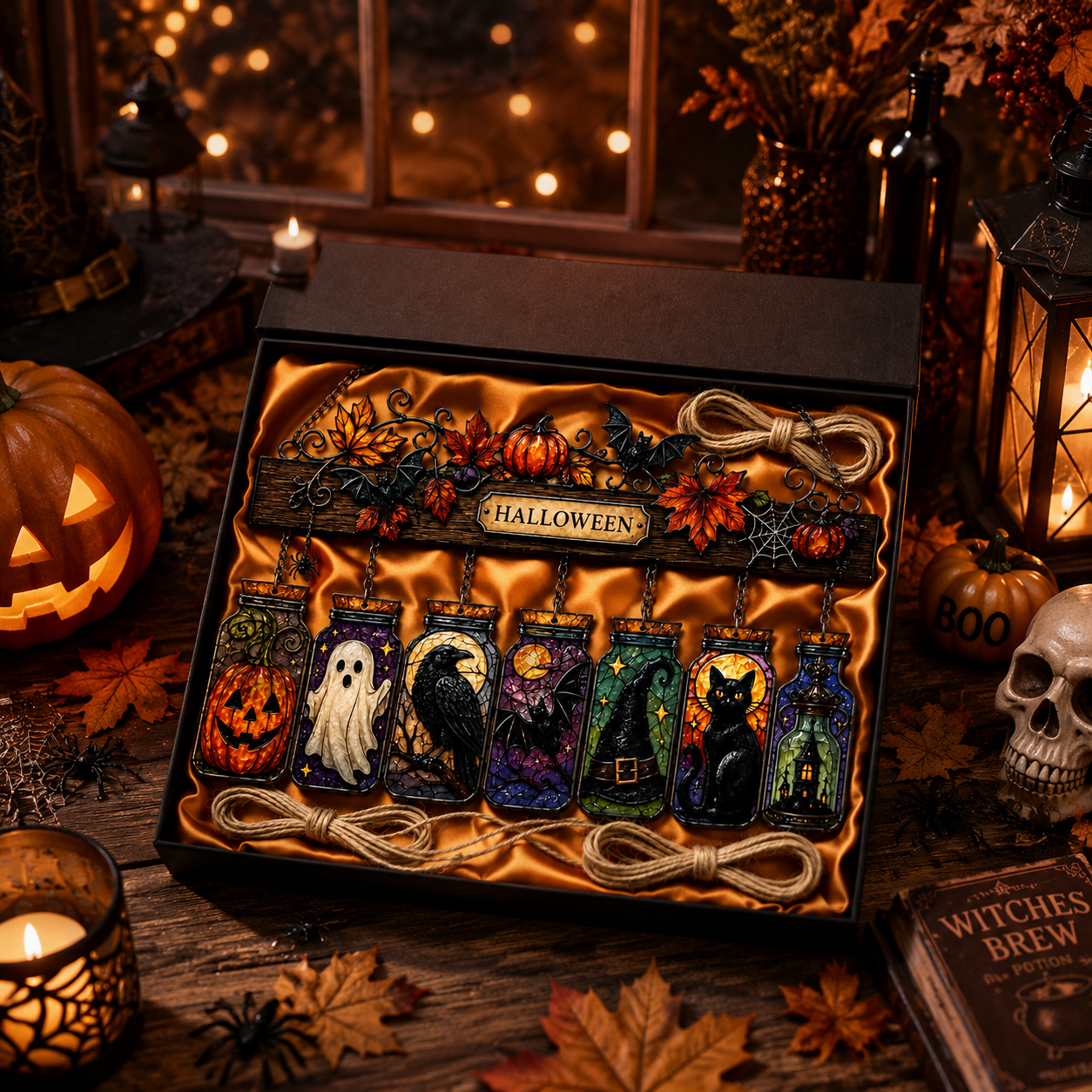 Halloween Jar Suncatcher