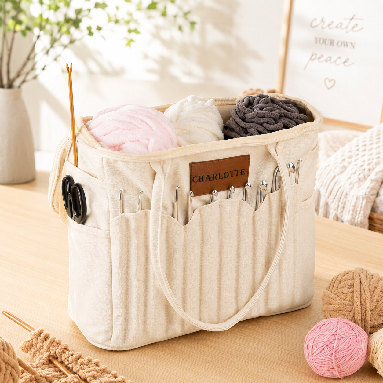 👜Limited-time 50% OFF🧵Crochet Tool Organizer Bag