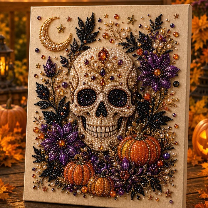 🔥 Last Day 49% OFF 👻Halloween Pearl Art DIY Kit