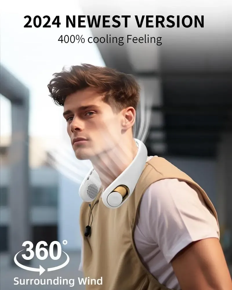 Portable Personal Neck Fan - BUY 2 FREE SHIPPING