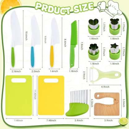 Montessori Kitchen Tools Toy (13 Pieces)