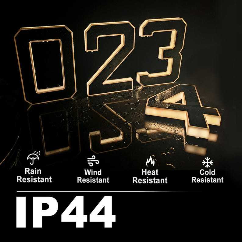 2026 Newest Model🔥Solar LED House Number Sign