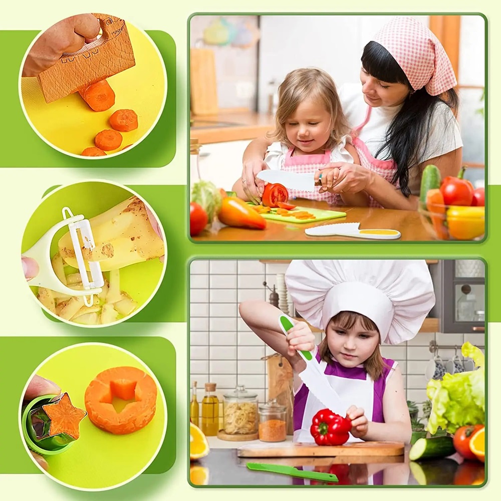 Montessori Kitchen Tools Toy (13 Pieces)