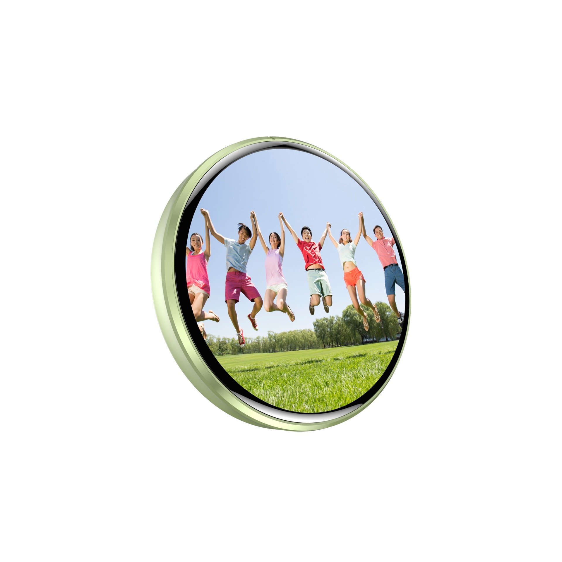 Digital Badge Photo Video GIF Display Screen Pins Pixel Touchscreen Lightweight 500mAh