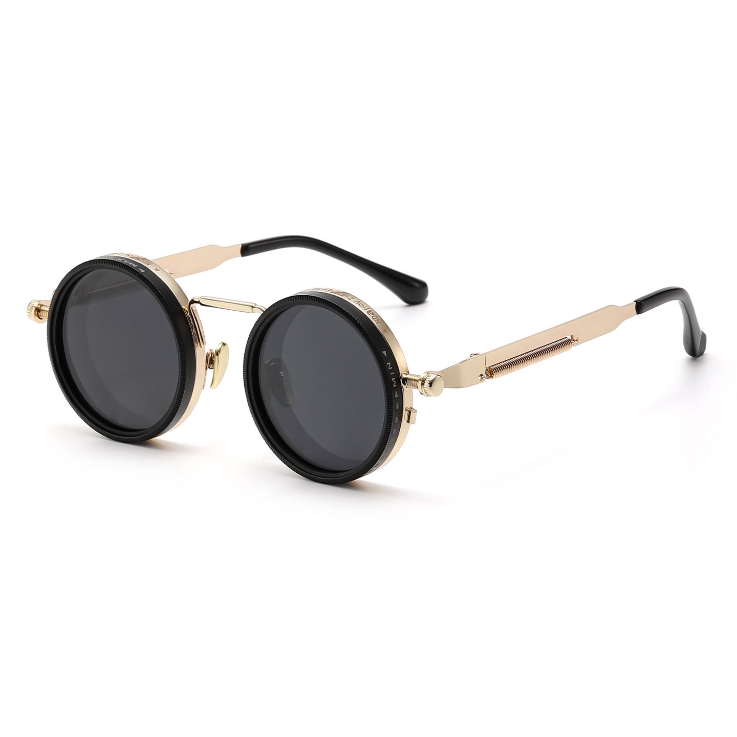 Adjustable 1-9 High Quality Sunglasses Fishing Rounded Polarized Glasses
