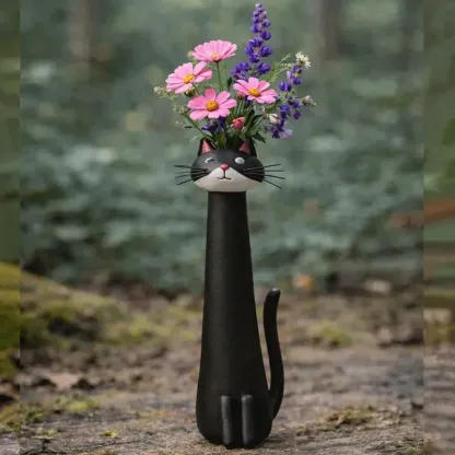 😻Handcrafted Quirky Cat Vase——Gifts for craft enthusiasts