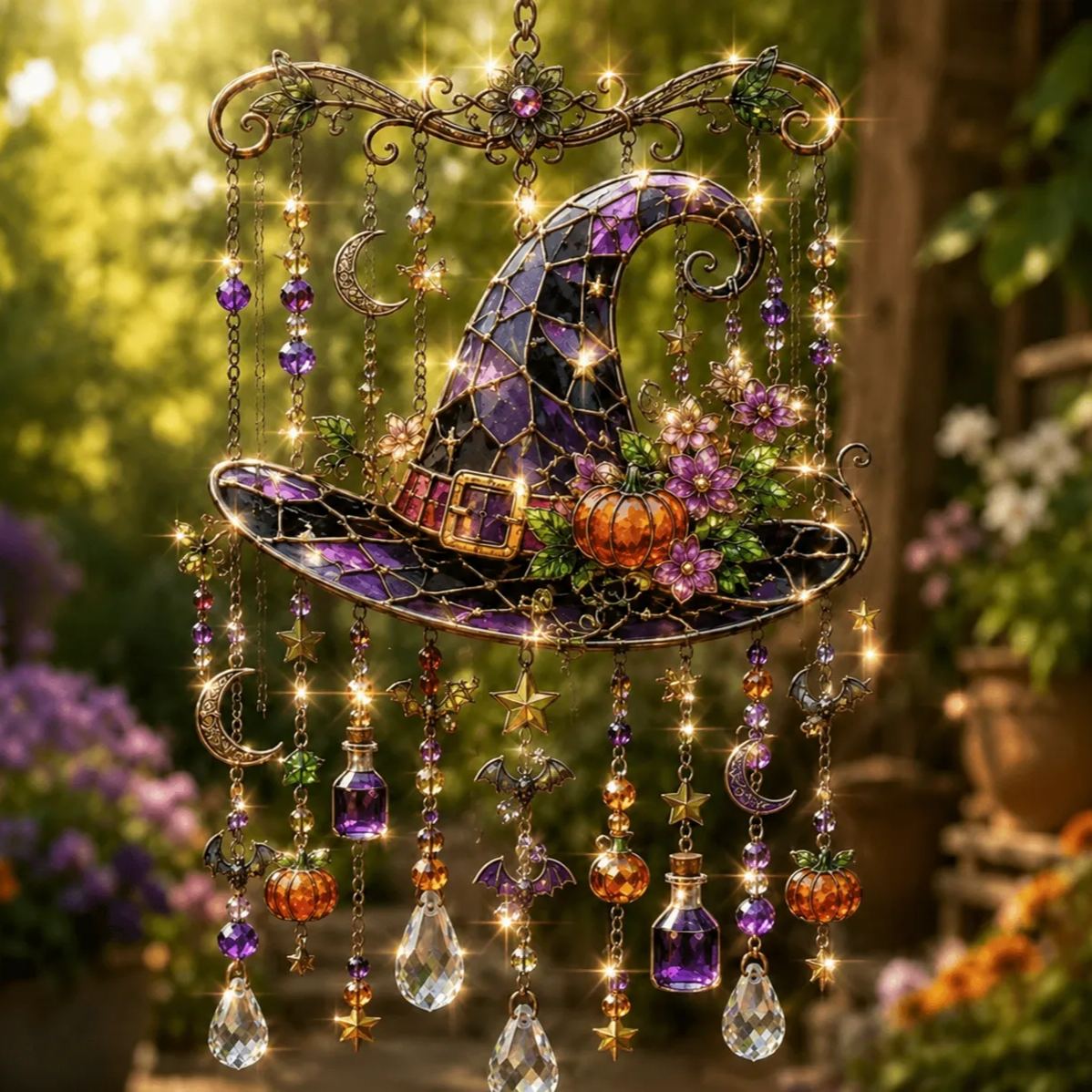 🔥 Limited-time 50% OFF👻Halloween-Themed Crystal Wind Chime