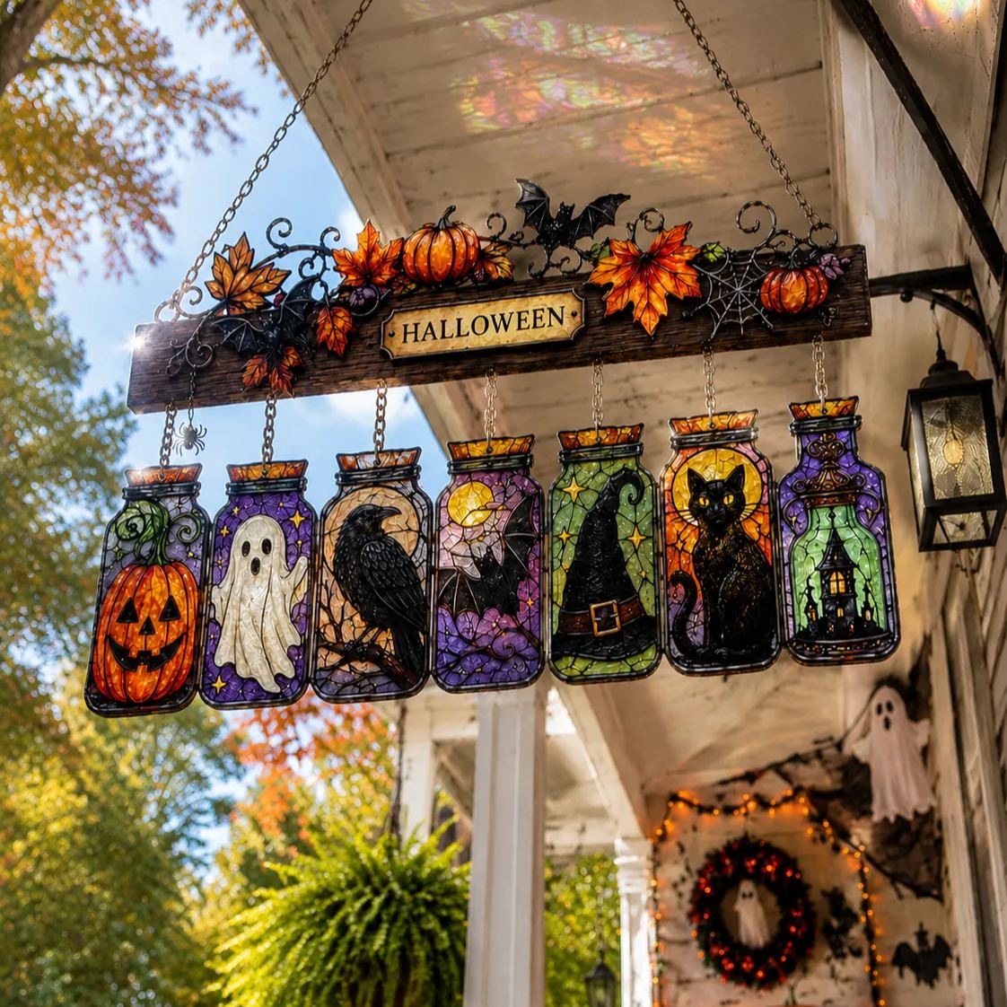 Halloween Jar Suncatcher