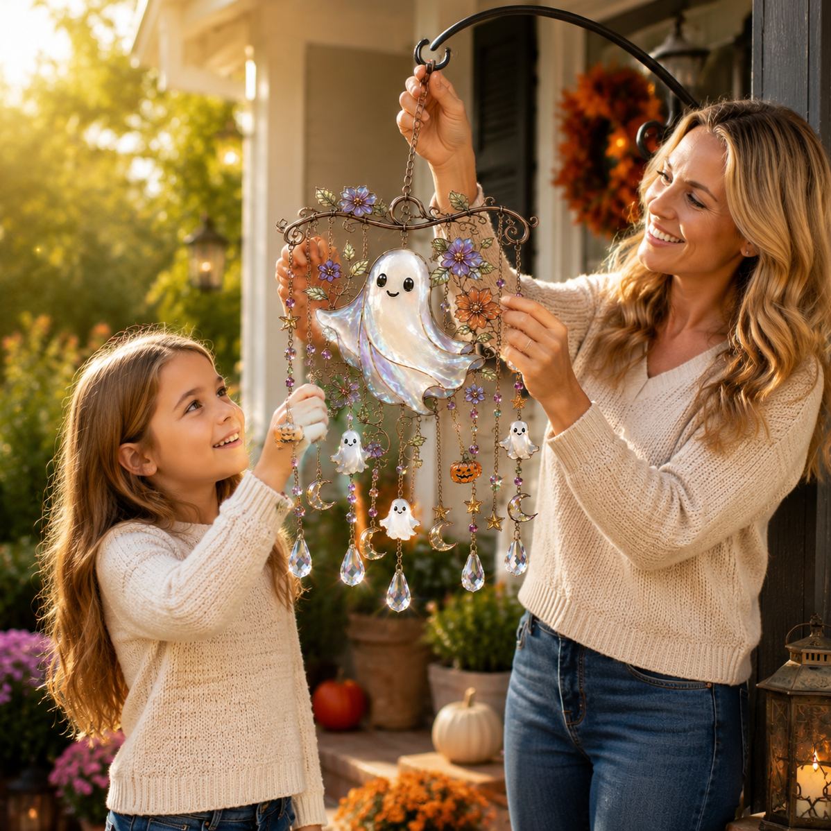 🔥 Limited-time 50% OFF👻Halloween-Themed Crystal Wind Chime