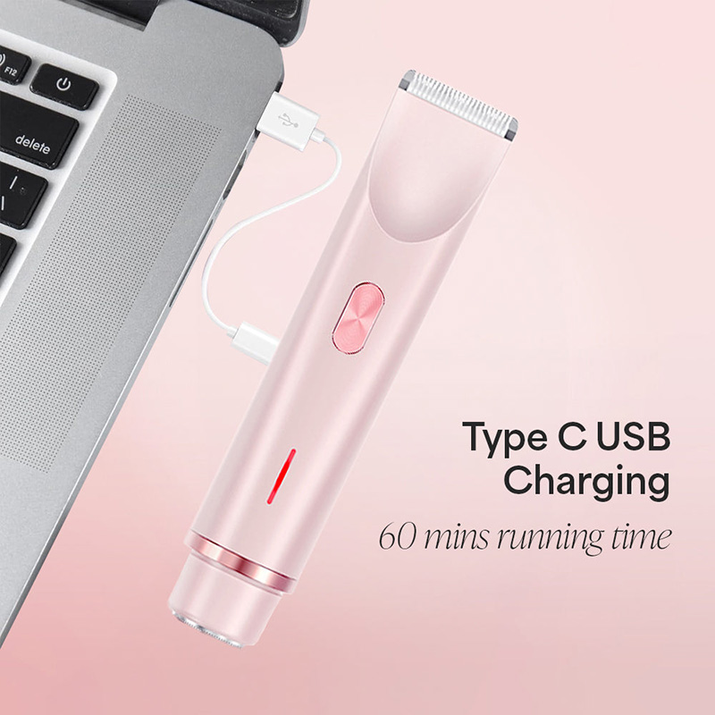 2-in-1 Women’s Electric Hair Remover – Double Head Shaver