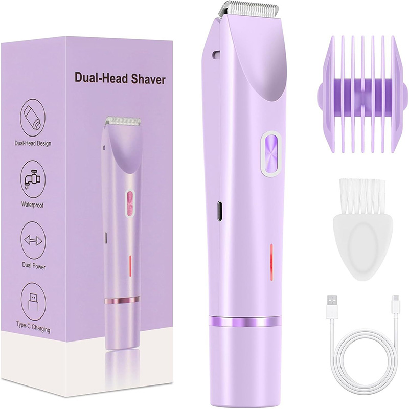 2-in-1 Women’s Electric Hair Remover – Double Head Shaver