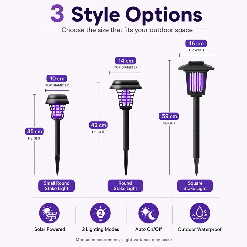 🦟Summer Essentials-Solar Mosquito Zapper Lamp Stake