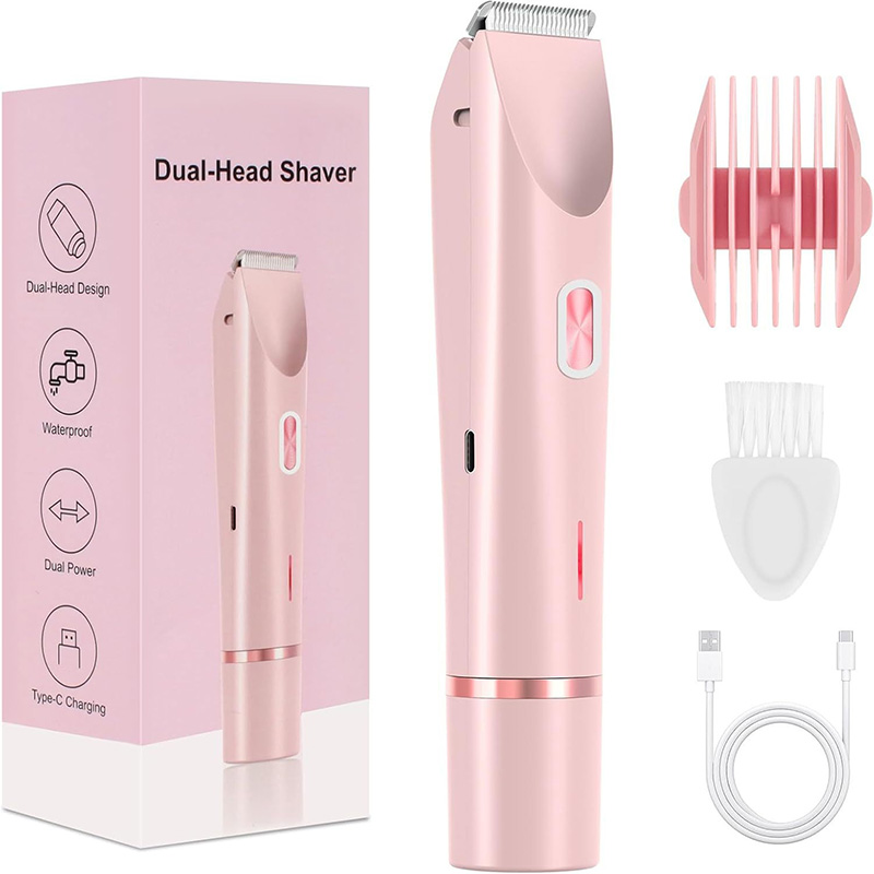 2-in-1 Women’s Electric Hair Remover – Double Head Shaver