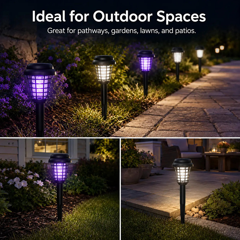 🦟Summer Essentials-Solar Mosquito Zapper Lamp Stake