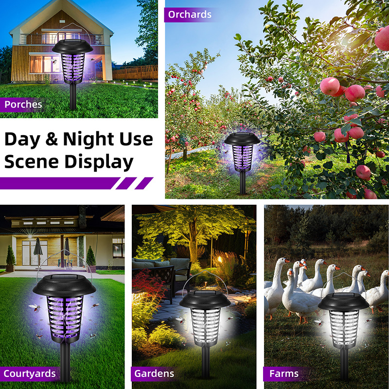 🦟Summer Essentials-Solar Mosquito Zapper Lamp Stake