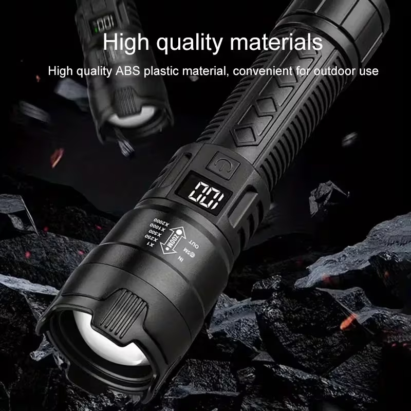 Rechargeable LED Torch - Usb Hand Lantern for Camping, Outdoor and Emergency Use