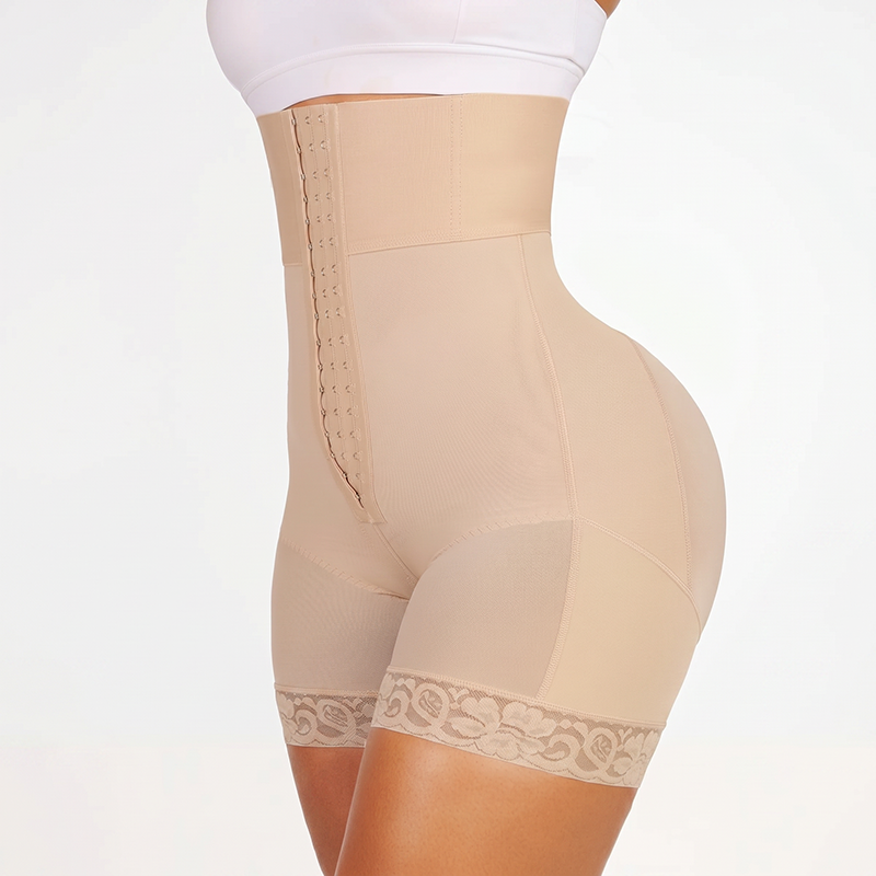 Tummy Control Boned Sculpt High Waist Shorts