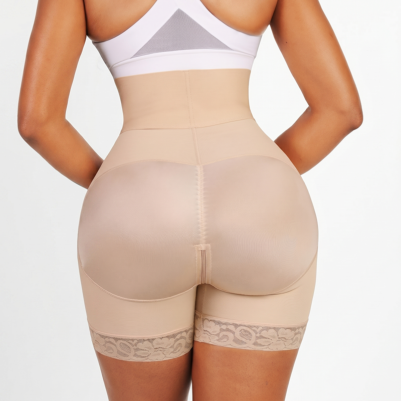 Tummy Control Boned Sculpt High Waist Shorts