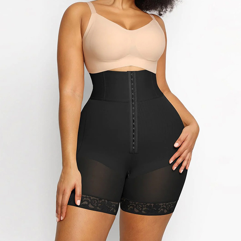 Tummy Control Boned Sculpt High Waist Shorts