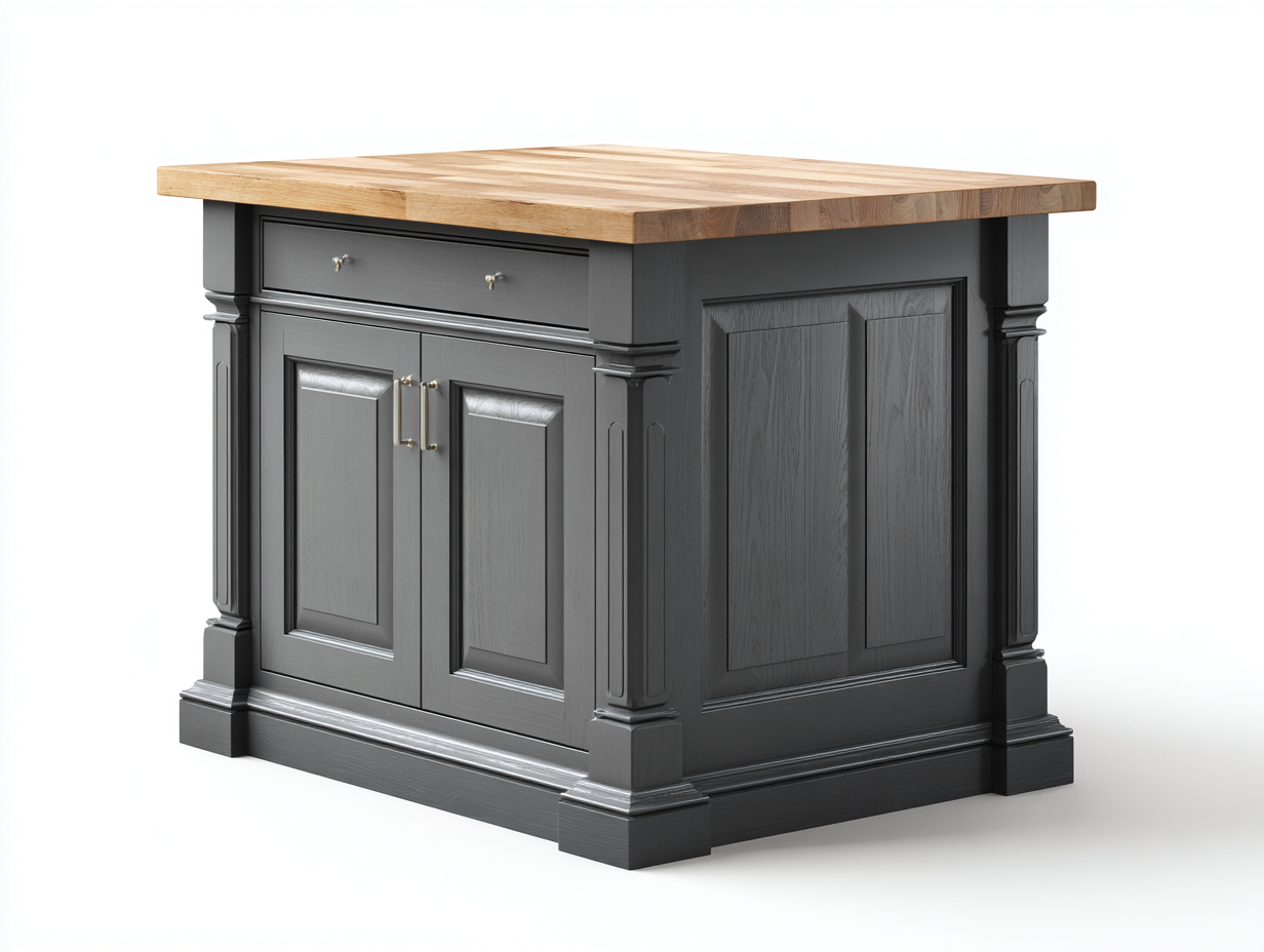Sideboards Holz MDF 120x60x90 cm - Grau Naturholz - Klassisches Design - Für Esszimmer geeignet-Oakuplab