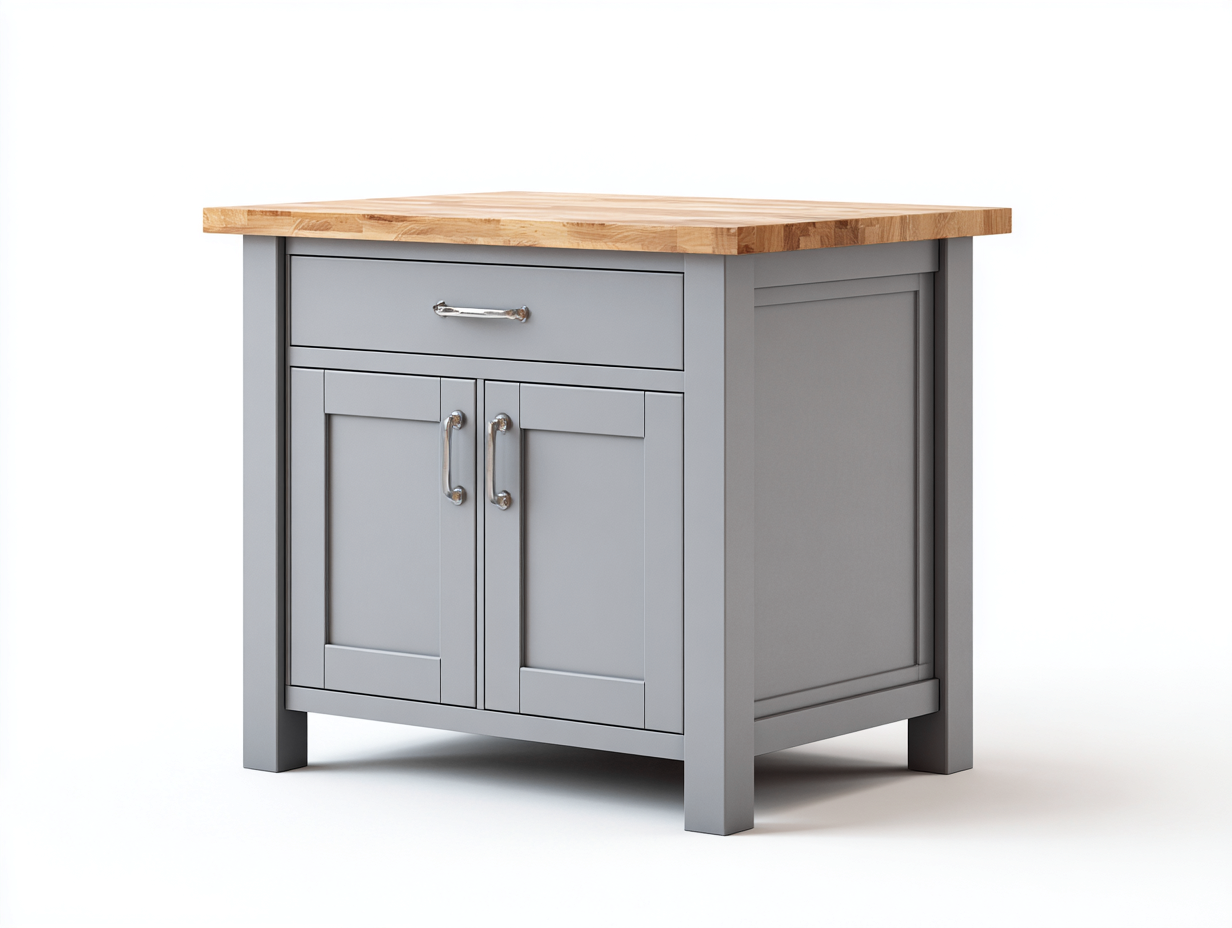Sideboards Holz MDF 80x60x90 cm - Grau Naturholz - Klassisches Design - Für Esszimmer geeignet-Oakuplab