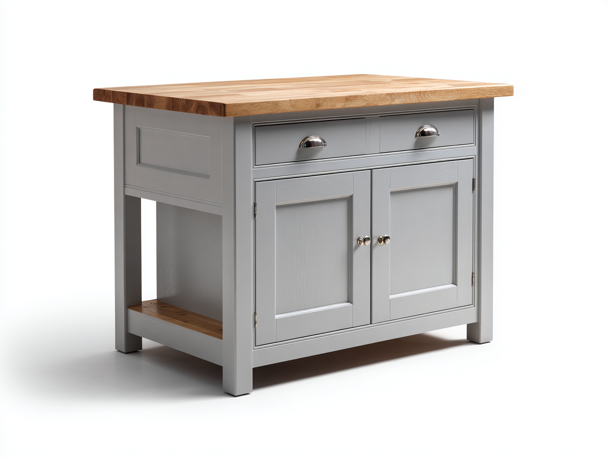 Sideboards Holz MDF 100x60x90 cm - Grau Naturholz - Klassisches Design - Für Esszimmer geeignet-Oakuplab