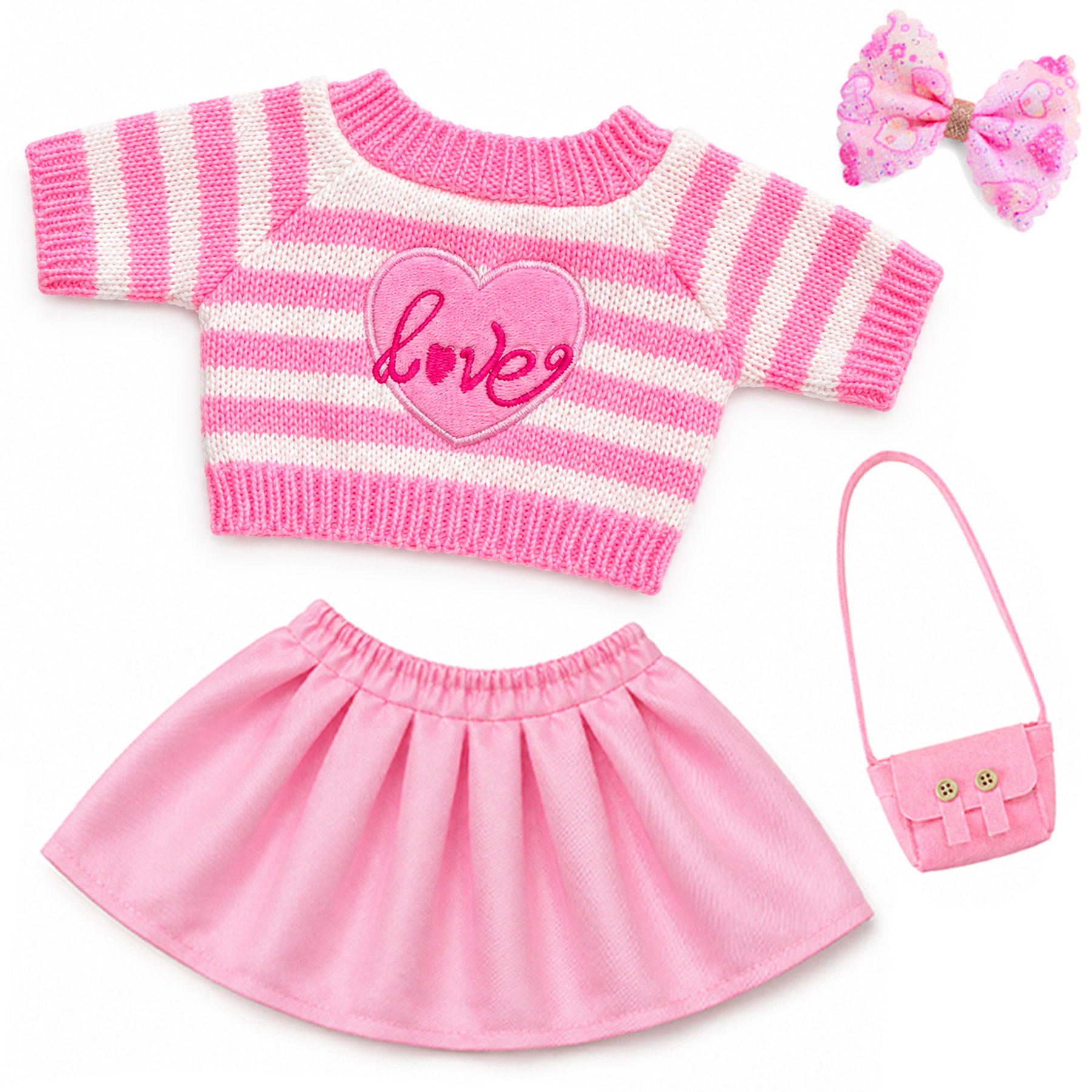 KUMANEKO Stuffed Animal Clothes & Accessories for 14-16 Inch Plush Toys