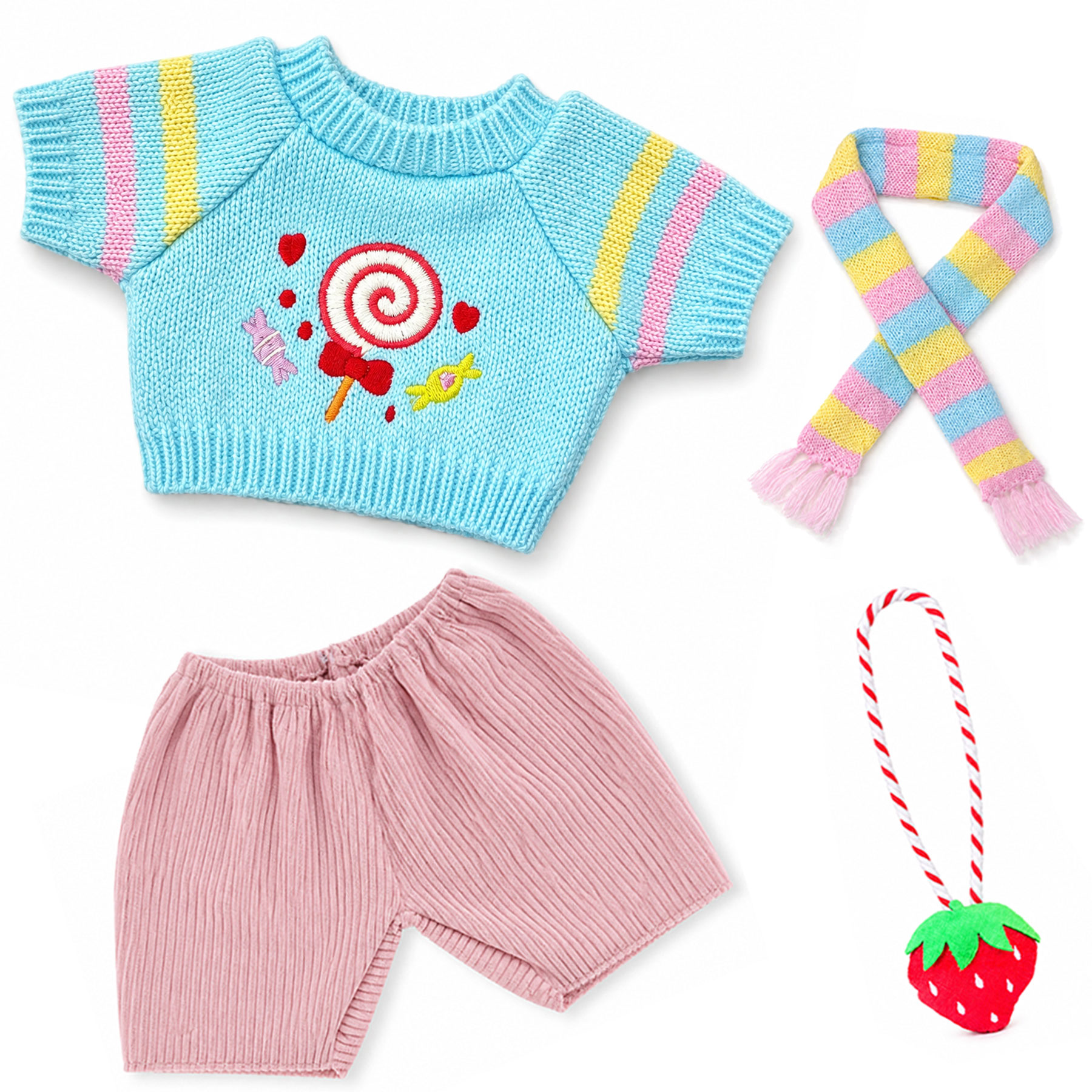 KUMANEKO Stuffed Animal Clothes & Accessories for 14-16 Inch Plush Toys