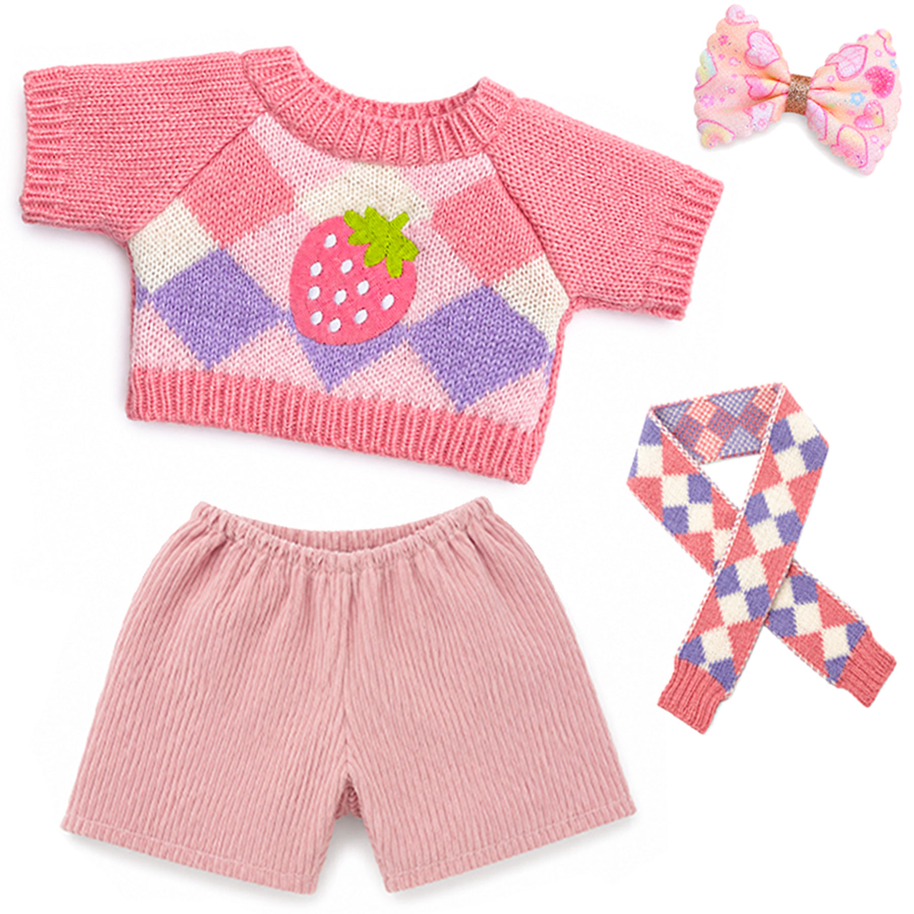 KUMANEKO Stuffed Animal Clothes & Accessories for 14-16 Inch Plush Toys