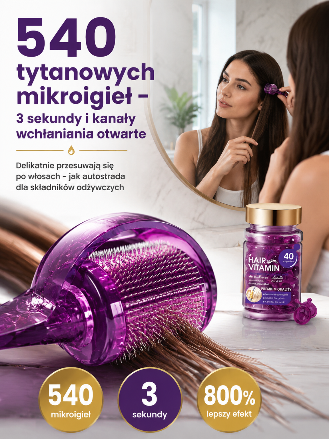 🔥[Bestseller]Bez spłukiwania odżywcza olejowa kuracja do włosów