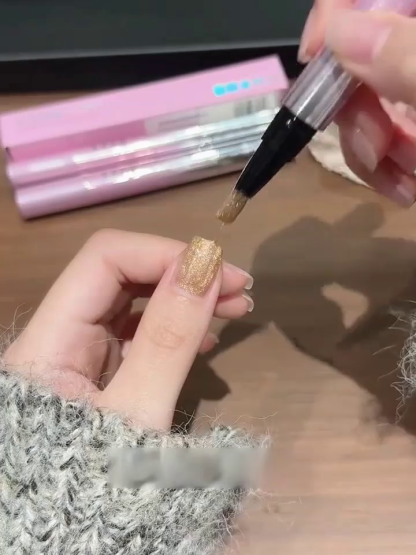 💅Leniwy 3D długopis do paznokci z efektem kociego oka| Efekt Kociego Oka bez Lampy UV (Trwałość 3 Tygodnie)✨