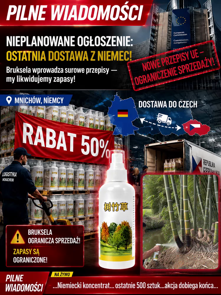 🚨 OSTATNIA DOSTAWA Z NIEMIEC! RABAT -83% 🚨Środek do usuwania drzew i korzeni