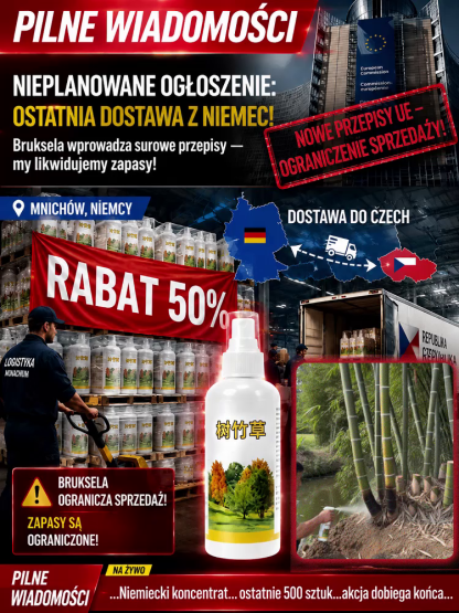 🚨 OSTATNIA DOSTAWA Z NIEMIEC! RABAT -83% 🚨Środek do usuwania drzew i korzeni