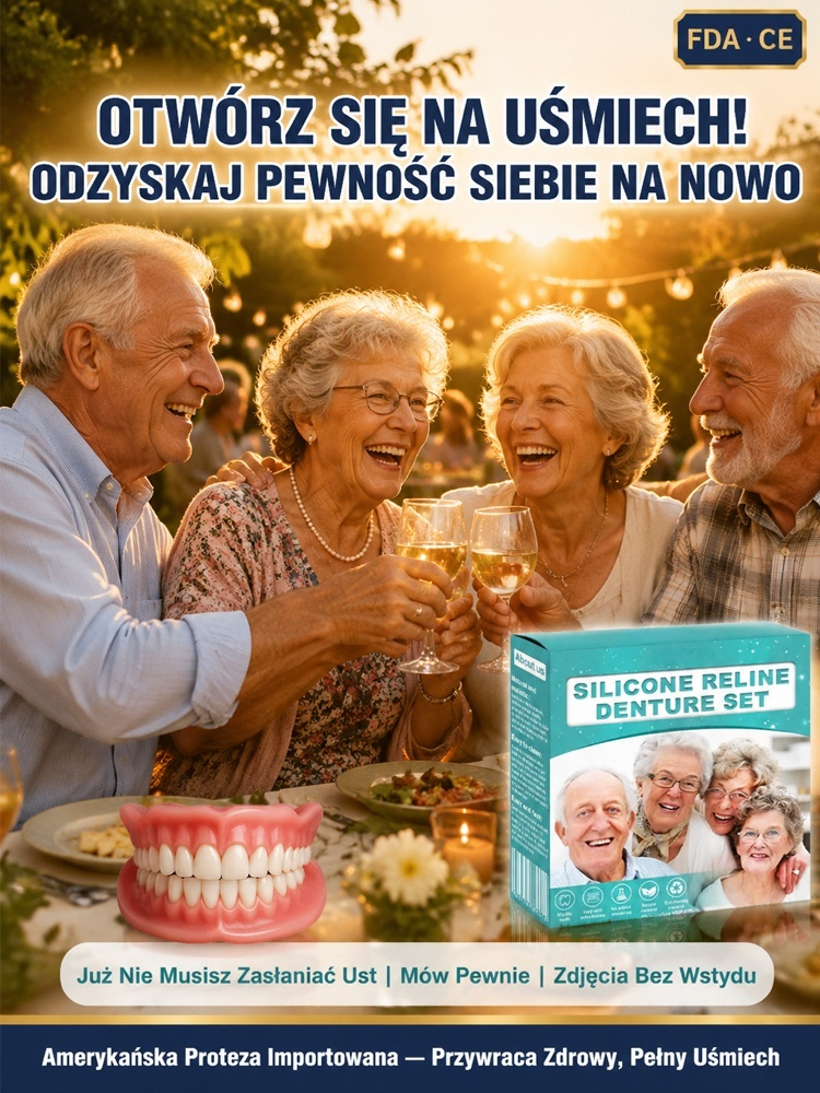 🔥 Nowy komplet protez z importu z USA| Bezbolesny zgryz · Płatność przy odbiorze | Swoboda jedzenia i idealny uśmiech bez kleju | Odzyskaj uśmiech w 3 minuty!  | Pełna adsorpcja!  | Nawet twarde pokarmy się nie ruszą