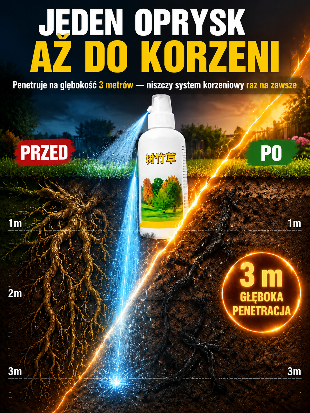 🚨 OSTATNIA DOSTAWA Z NIEMIEC! RABAT -83% 🚨Środek do usuwania drzew i korzeni
