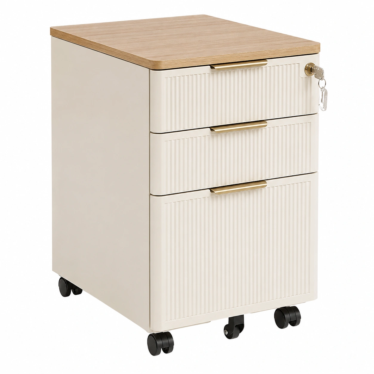 Archivador movil Beige claro-novelvora