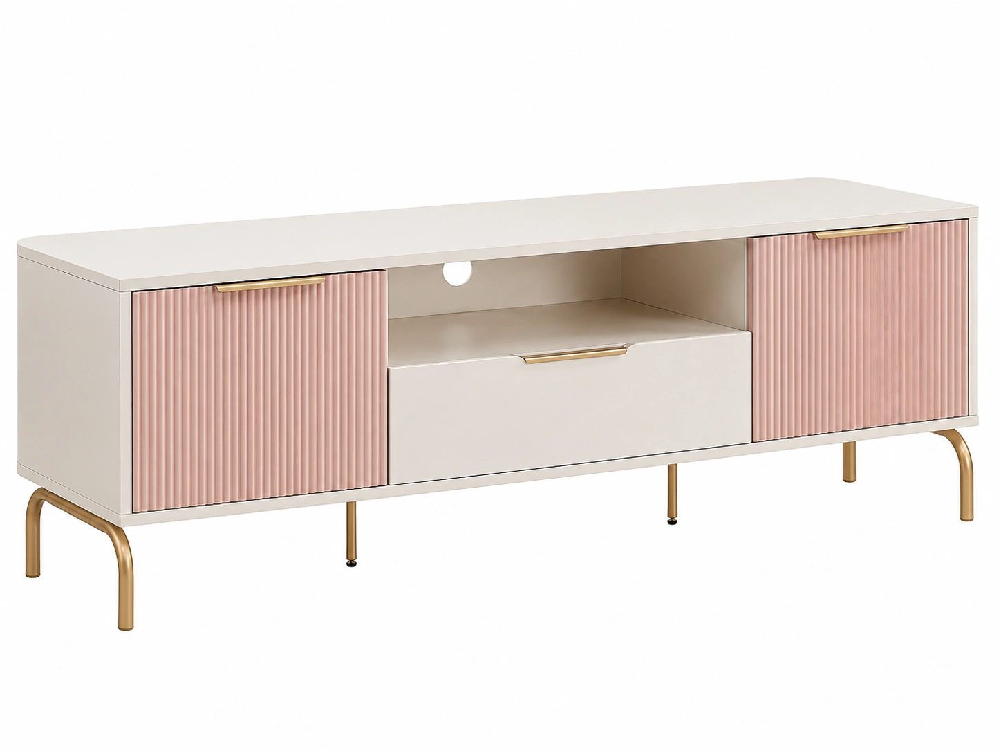 Mueble TV Blanco crema-novelvora