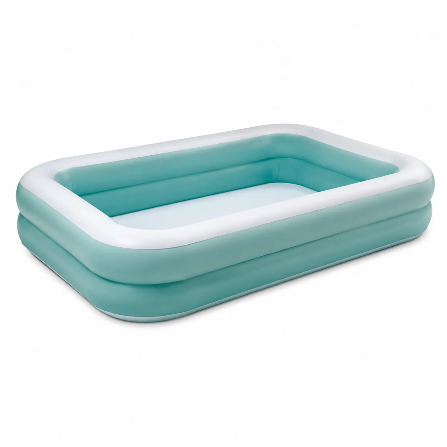 Basen dmuchany prostokątny PVC 262x175x56 cm Niebiesko-Biały
