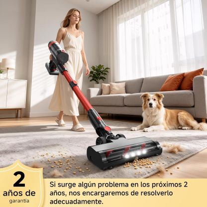 Aspiradora Sin Cable 530W | Succión 48 kPa, Hasta 70 Min de Autonomía y Pantalla Táctil